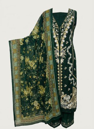 Luxury lawn three piece dresses